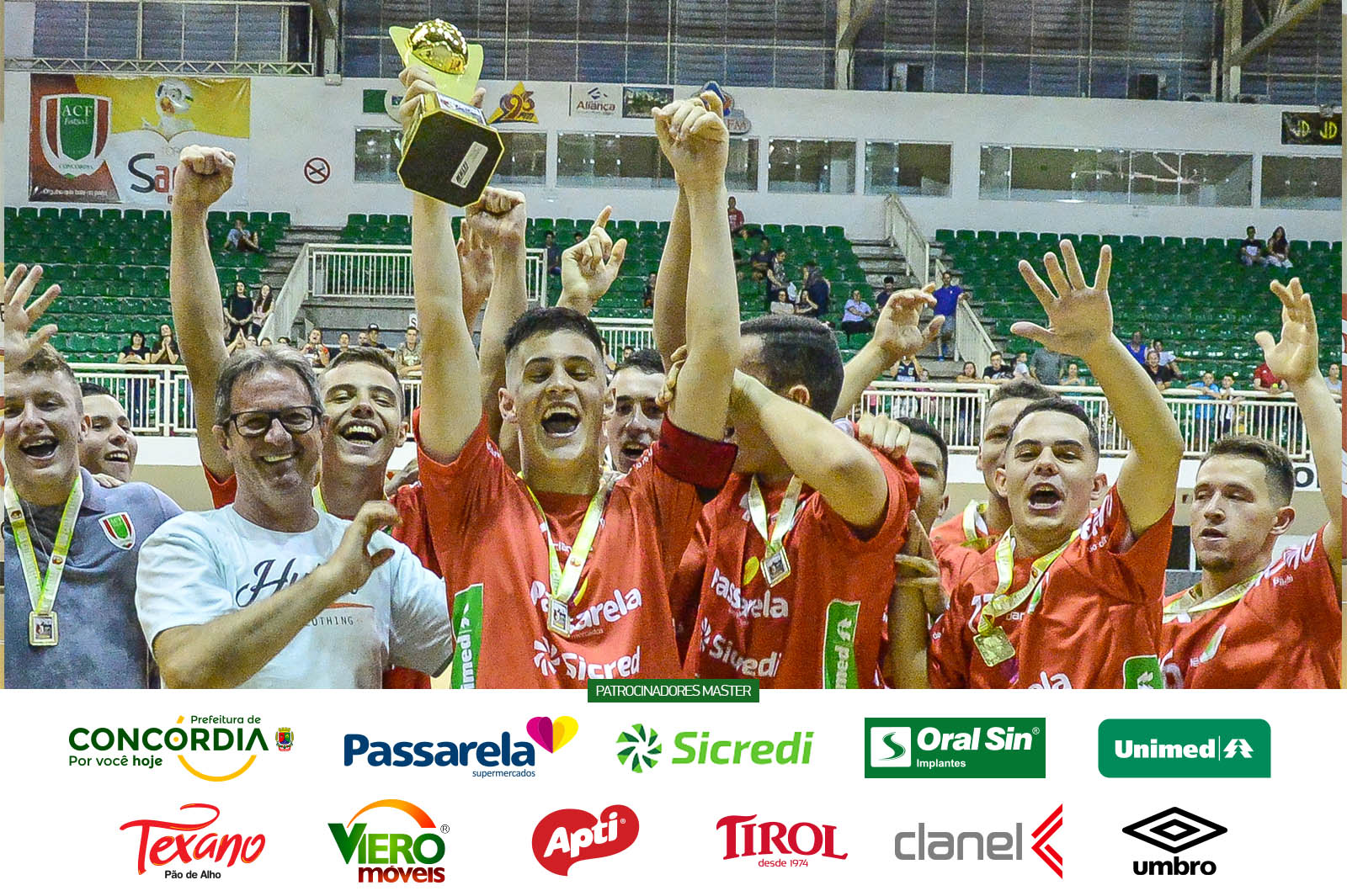 ACF/FMEC é Campeã da Liga Catarinense Sub-18 2 sub 18 campeao