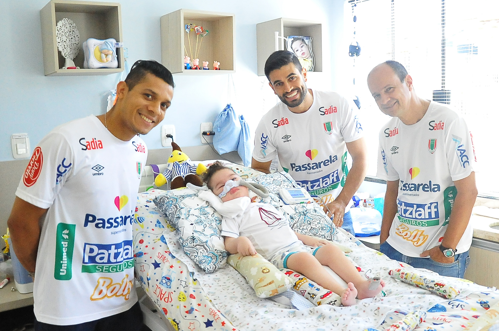Renda da estreia no Catarinense 2017 será doada para auxiliar no tratamento de criança com AME Tipo 1 2 acf visita 2