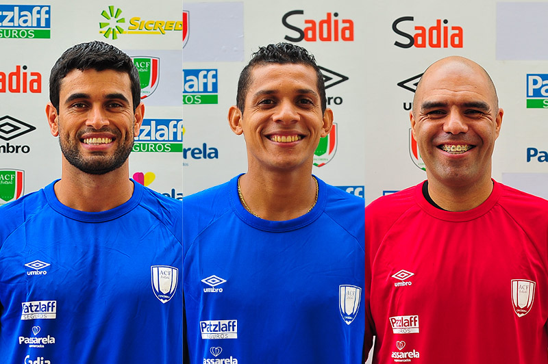 ACF renova com Júlio, Joãozinho e Fabiano 8 Julio Joaozinho Fabiano