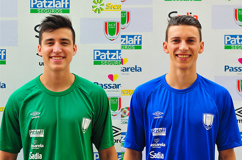 Concórdia renova com os jovens Pedrinho e Jhony 5 Pedinho Jhony